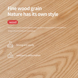 White ash wood king-sized bed